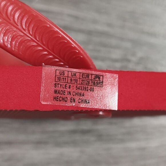 New With Tags Gap Kids / Star Wars™ Red Size 10/11 Flip Flops‎ - Picture 10 of 10